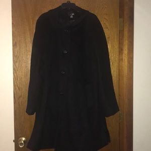 Plus size peacoat